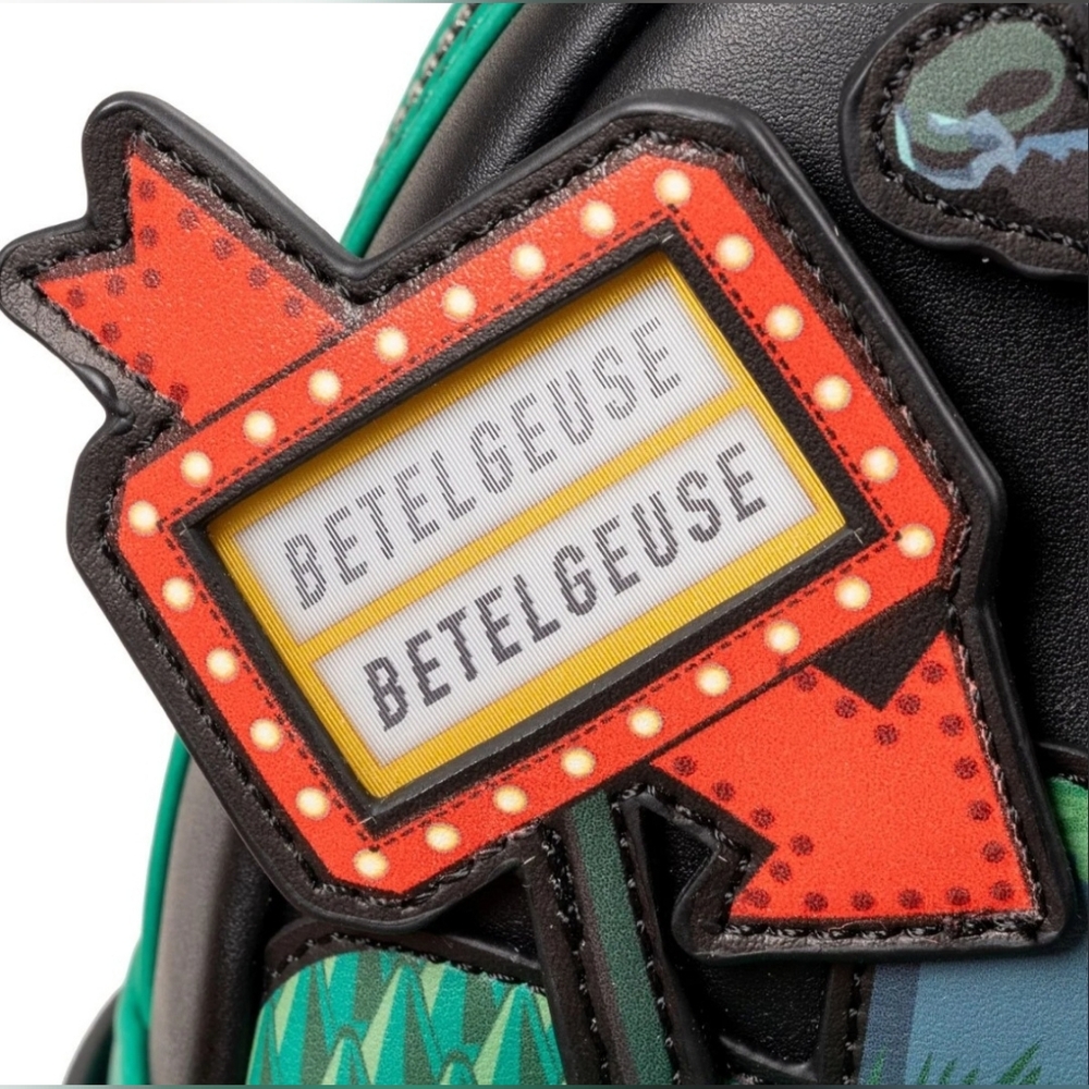 Beetlejuice Graveyard GITD Loungefly Backpack NWT - image 6